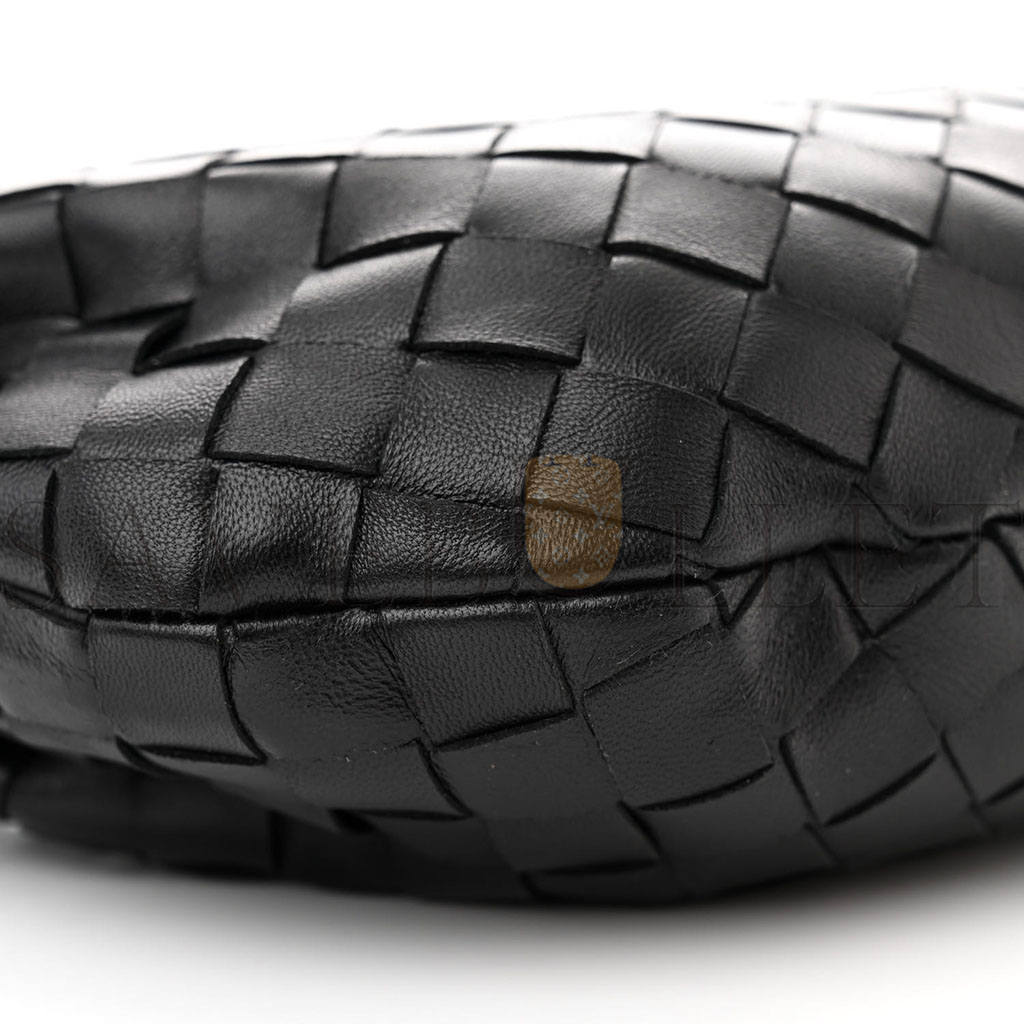 bo*te*ga Ve*ne*ta nappa intrecciato mini jodie black (21*14*3cm)