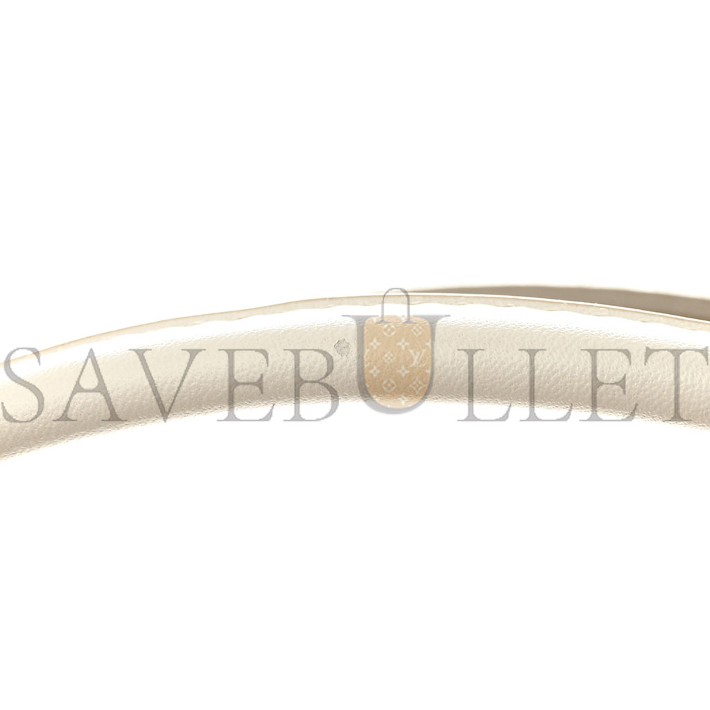 bo*te*ga Ve*ne*ta french calfskin maxi intrecciato small arco bianco (22*20*8cm)