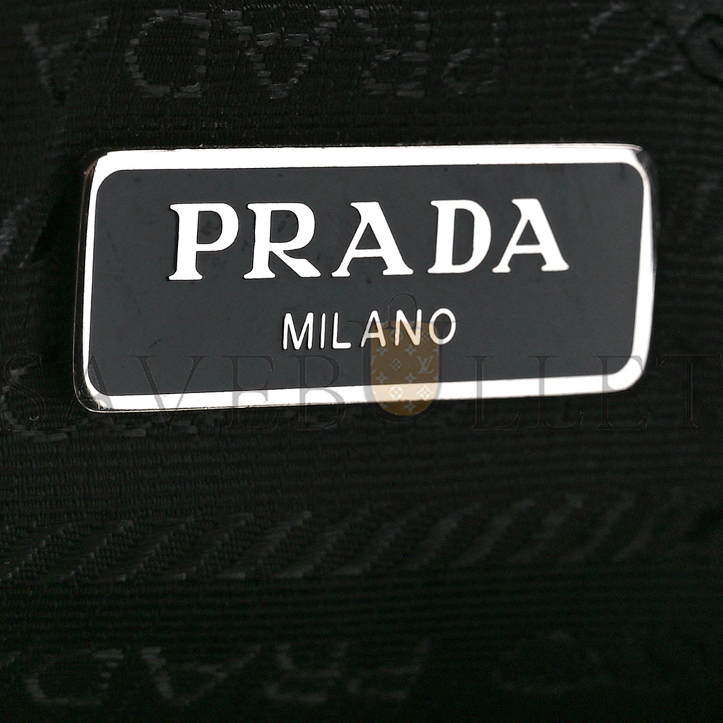 Pra*a tessuto nylon mini re-edition 2000 bag black (22*13*6cm)