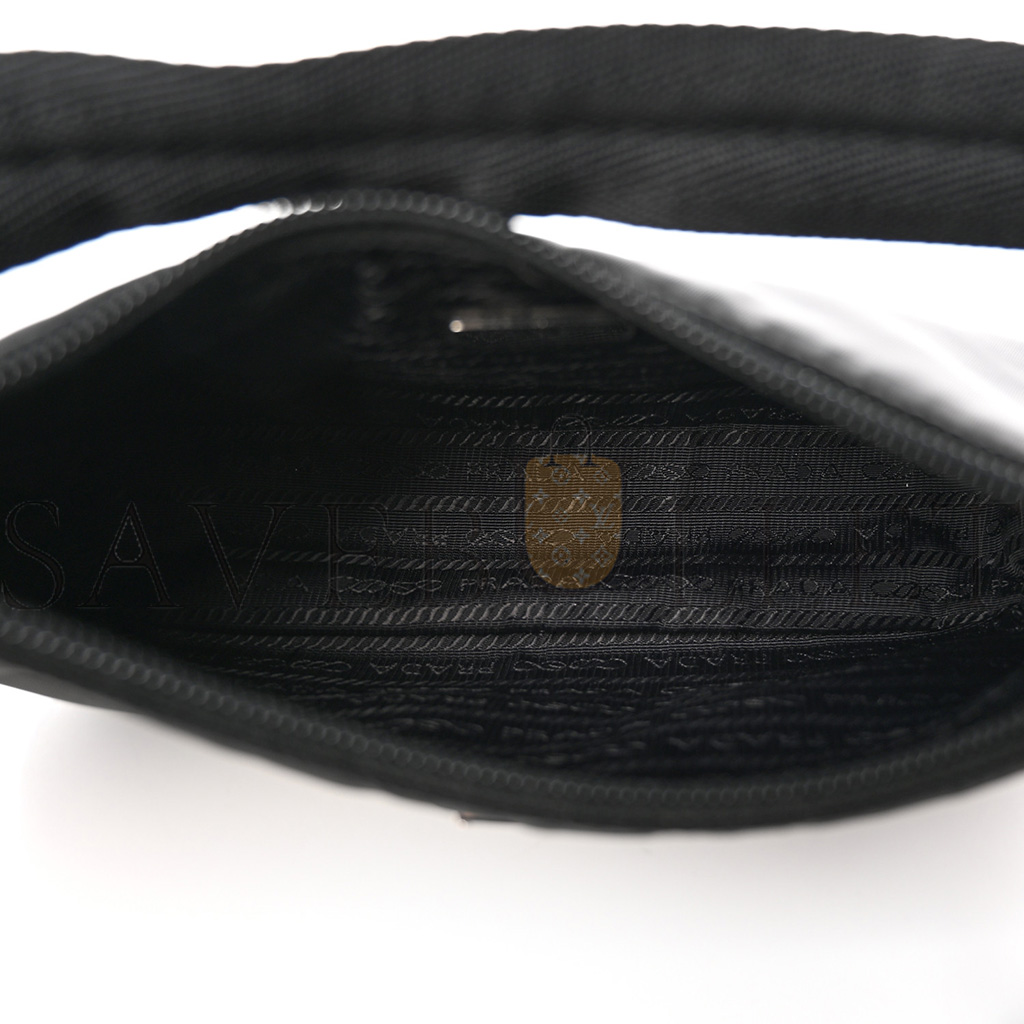 Pra*a tessuto nylon mini re-edition 2000 bag black (22*16*6cm)