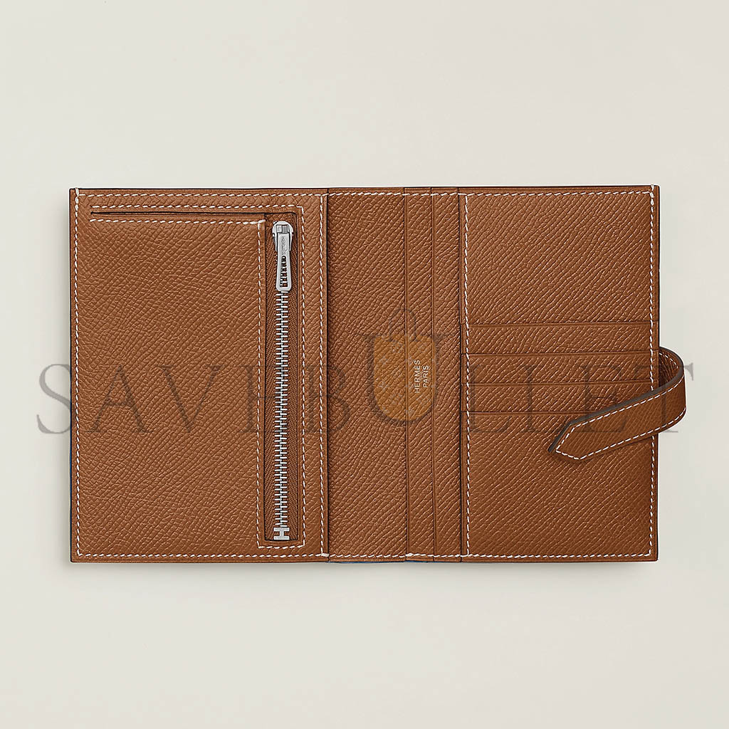 H**mes bearn compact wallet h039790ck37 (12*9.5*0.4cm)