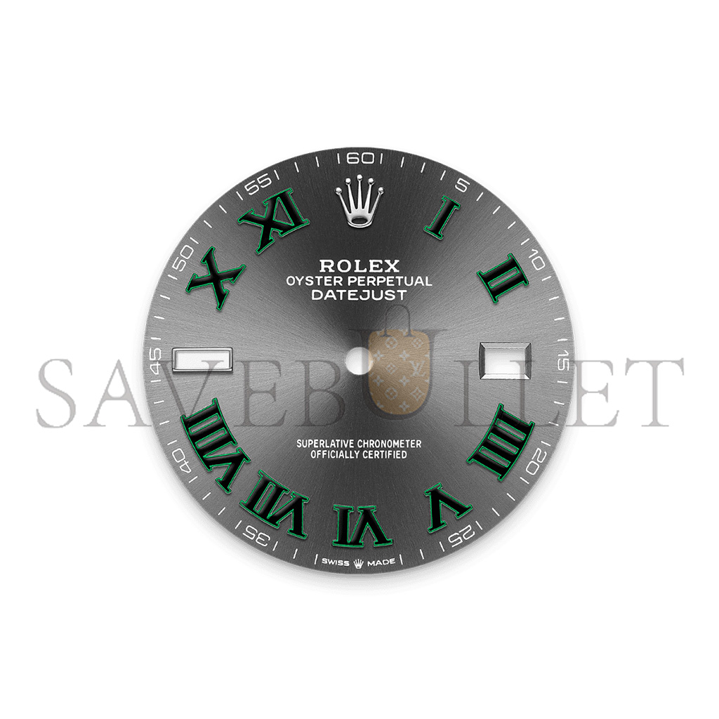 R*l*x datejust 41 oyster, 41 mm, oystersteel and white gold watch 126334-0022