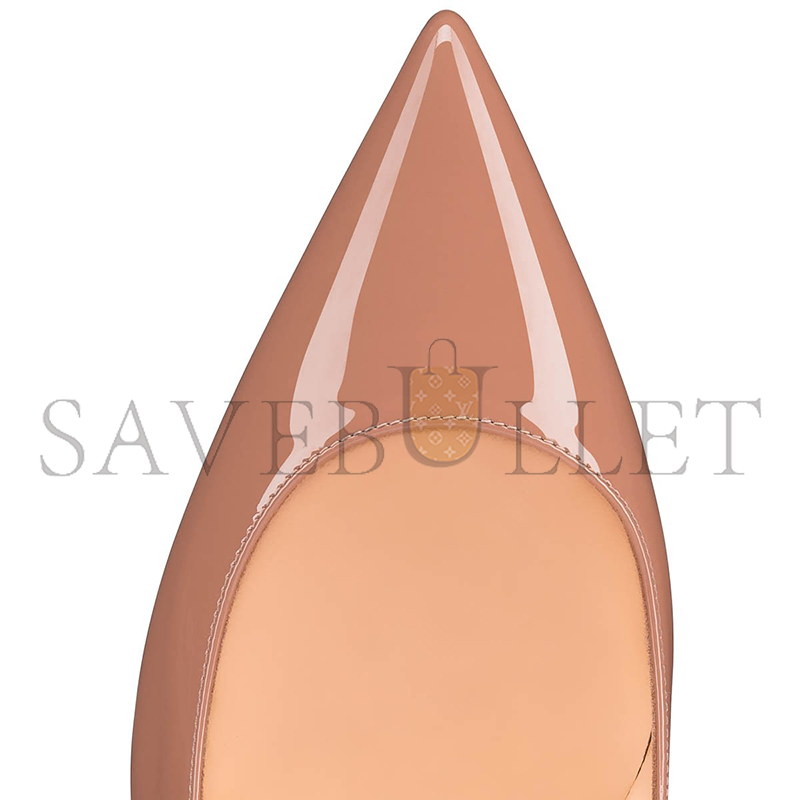 Ch**an louboutin kate 85 mm pumps-patent calf leather-blush-women 3191416pk1a