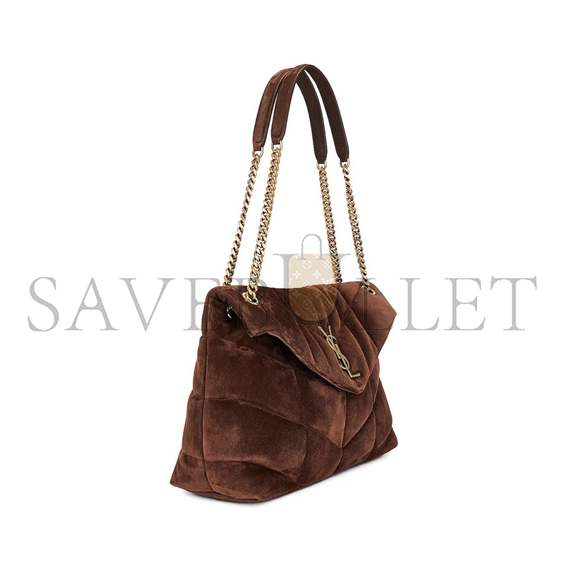 Y*L puffer medium in suede 577475154360 (35*23*13.5cm)