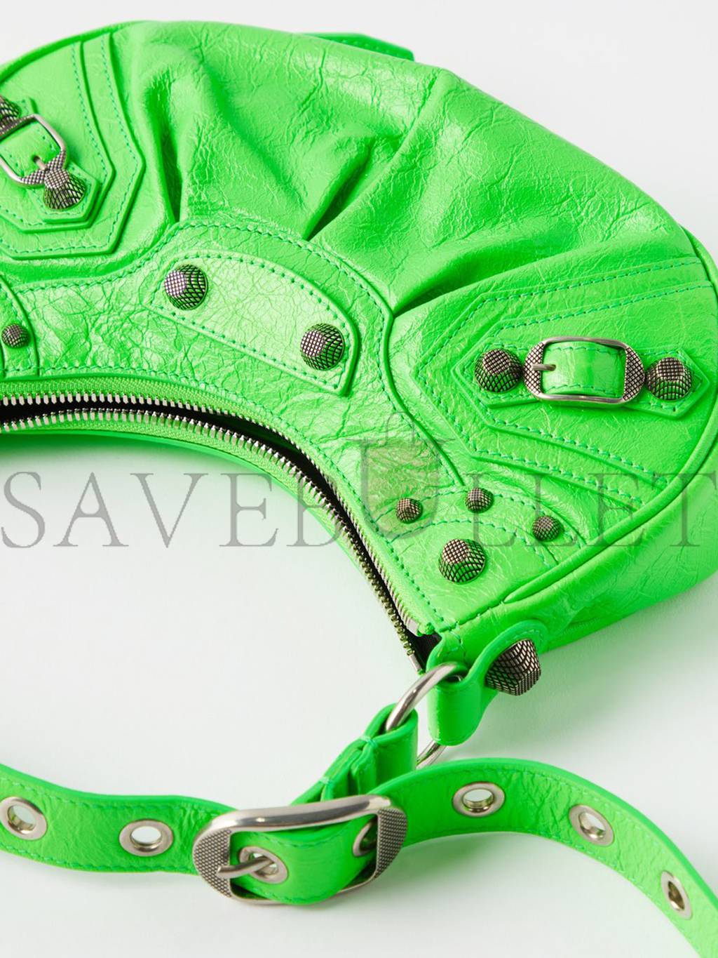 Ba*len*cia*ga green le cagole xs leather shoulder bag matchesfashion us (25.6*11.4*7.3cm)