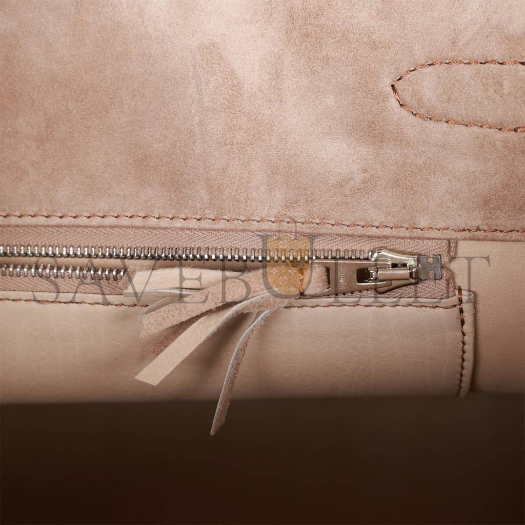 H**mes vintage H**mes birkin 30 gris perle doblis palladium hardware (30*22*16cm)