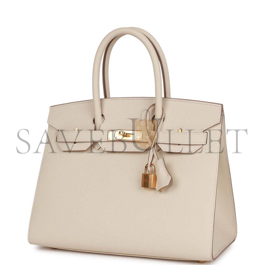H**mes birkin sellier 30 craie epsom gold hardware 39873599111262 (30cm)