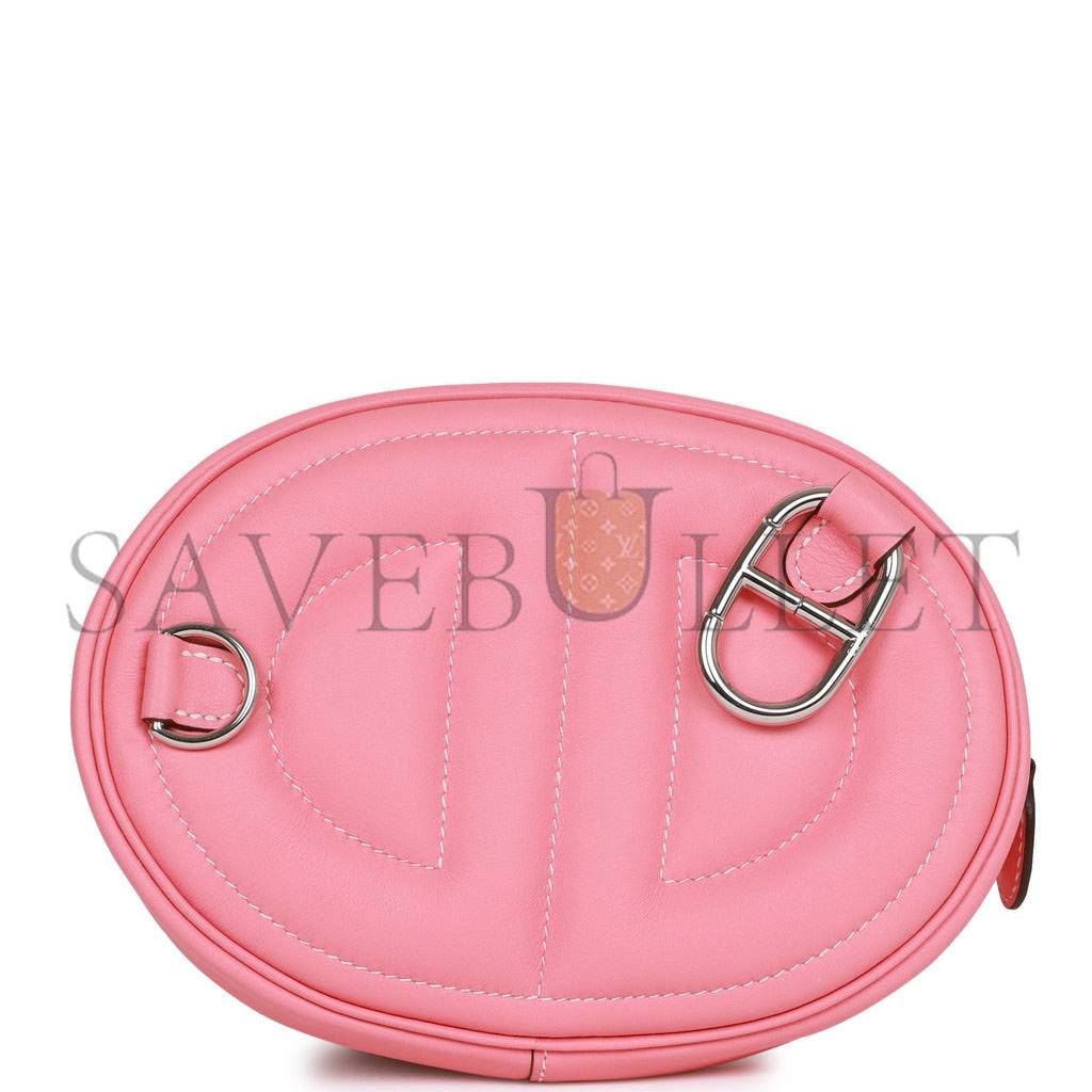 H**mes in-the-loop belt bag rose d