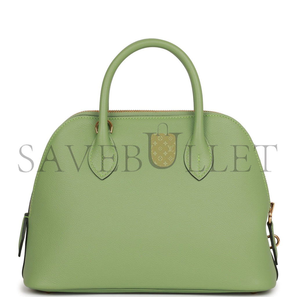 H**mes 1923 bolide 25 white evercolor verso palladium hardware (25*20*10cm)