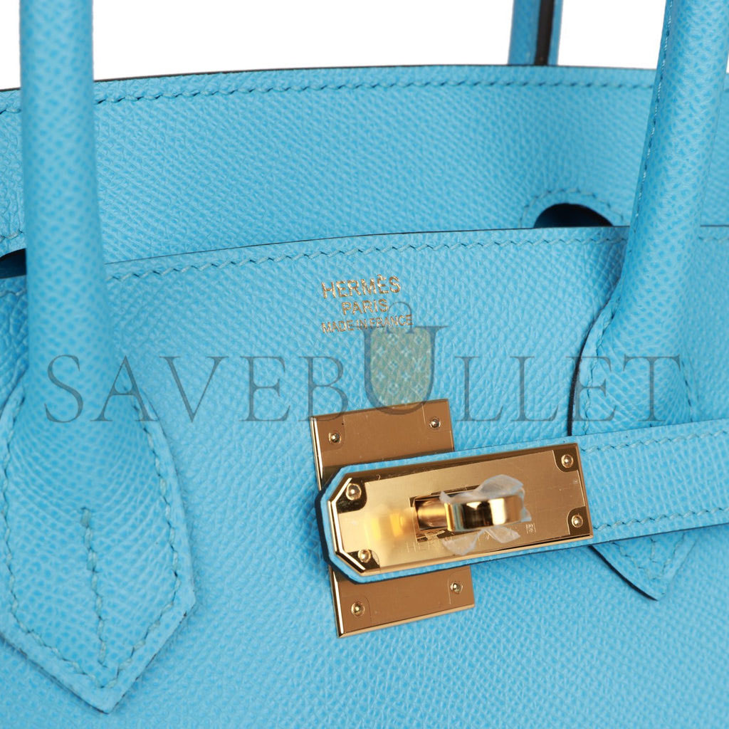 H**mes birkin 30 celeste epsom gold hardware (30cm)