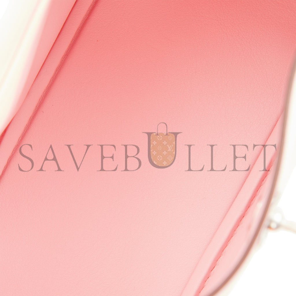 H**mes mini lindy rose sakura swift palladium hardware (19*12.5*9)