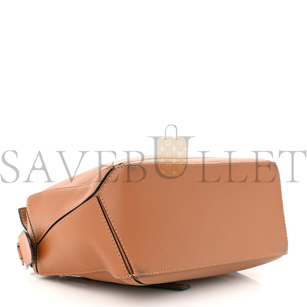 l*ew* calfskin small puzzle bag tan (24*16.5*10.5cm)