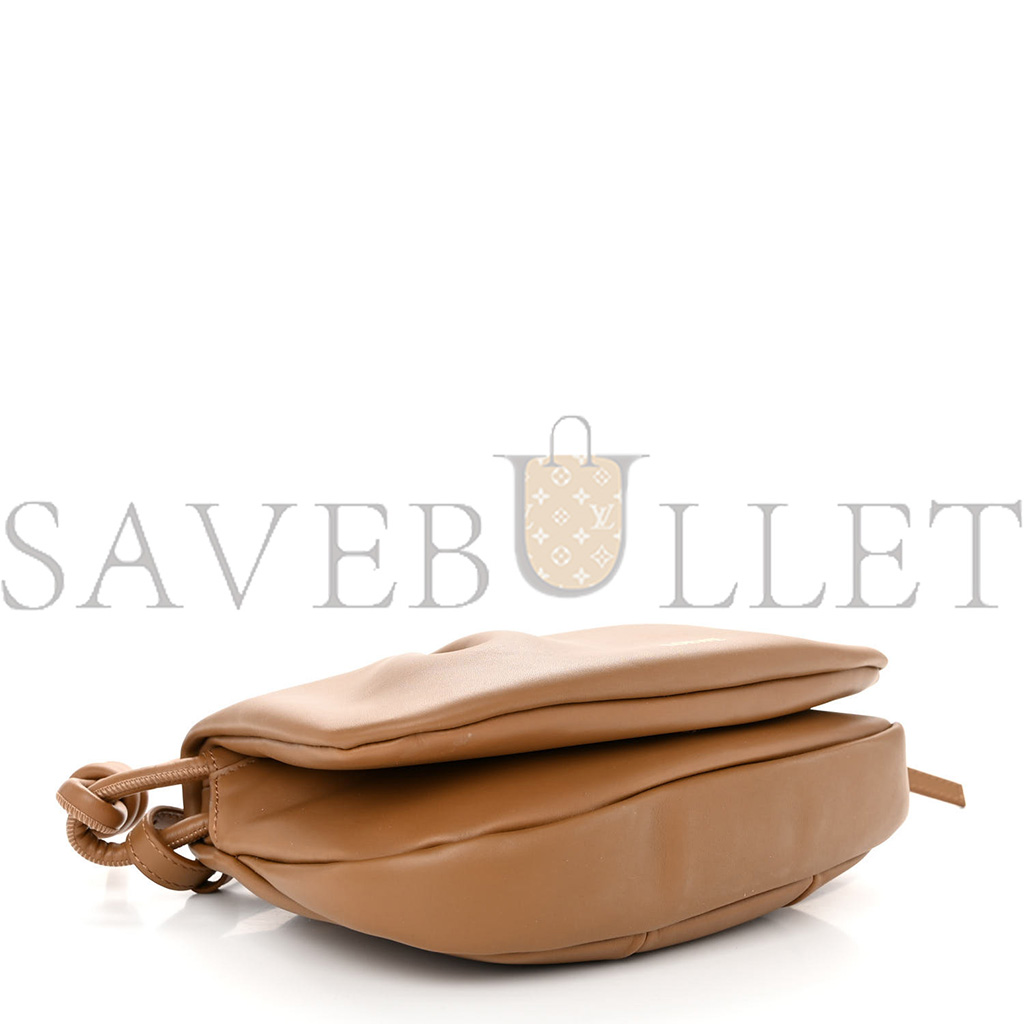 l*ew* shiny nappa calfskin paseo satchel black (27*18*6cm)