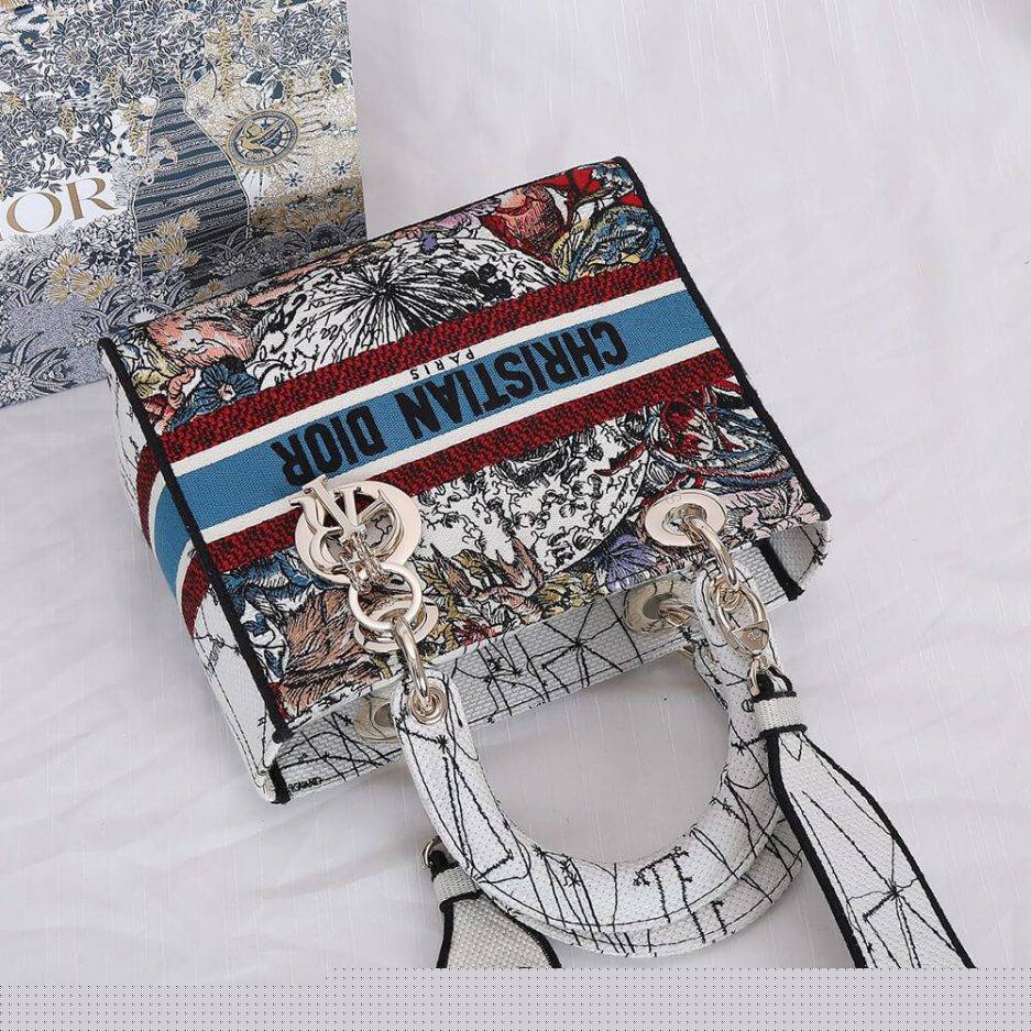 D*or medium lady d-lite bag m0565orhp_m941 (24cm*20cm*11cm)