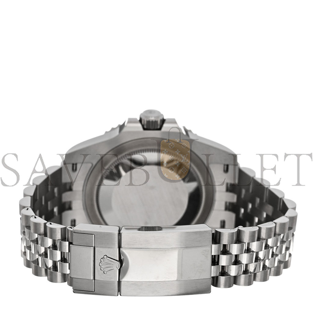 R*l*x stainless steel 40mm oyster perpetual date gmt master Ⅱ "batgirl" watch 126710blnr