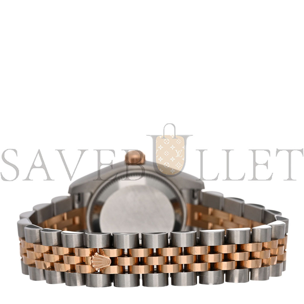 r*l*x stainless steel 18k everose gold Di*m*nd 26mm oyster perpetual datejust watch pink roman 179171
