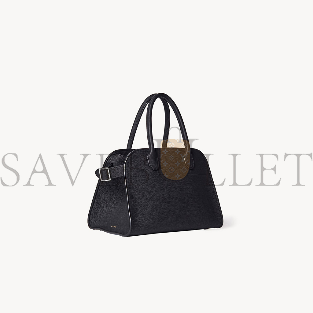 T*e R*w soft margaux 10 bag in leather black w1190l133blpl (25*18*19cm)