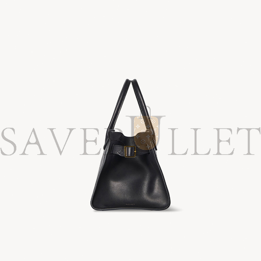 T*e R*w soft margaux 10 bag in leather black w1190l72blsg (25*18*19cm)