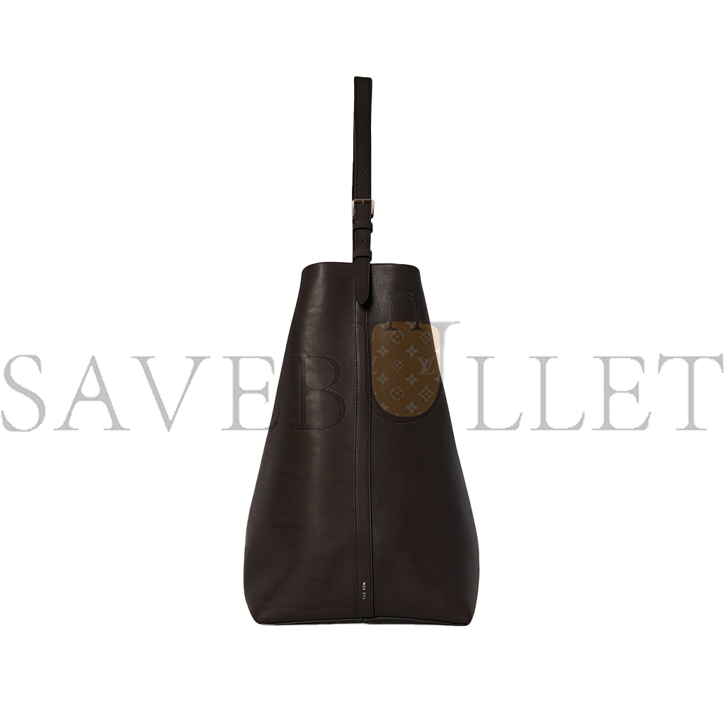T*e R*w large ns shoulder bag in leather dark brown w1587l72dbp (43*38*20cm)