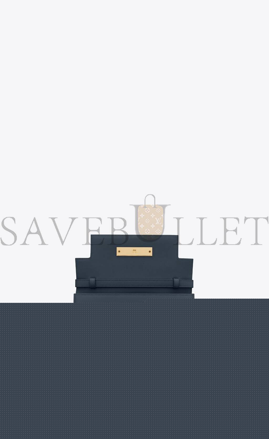 y*l manhattan small shoulder bag in box Sa**t Lau*nt leather 6756260sx0w4227 (24*17.5*6cm)