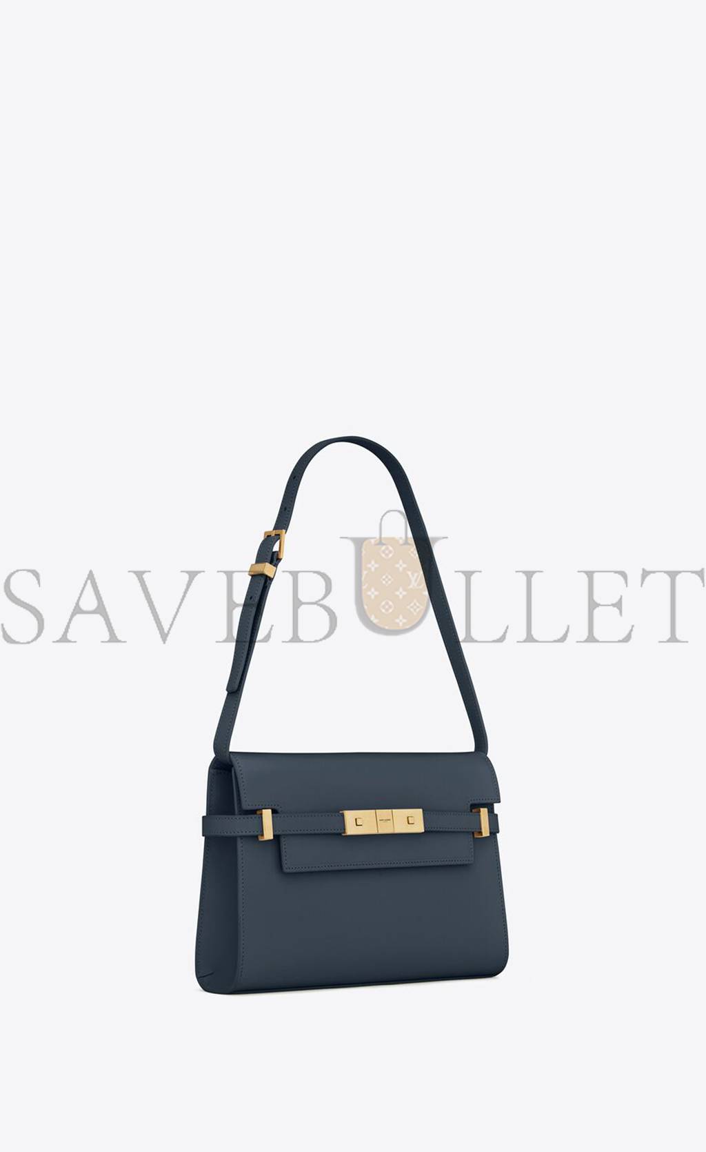 y*l manhattan small shoulder bag in box Sa**t Lau*nt leather 6756260sx0w4227 (24*17.5*6cm)